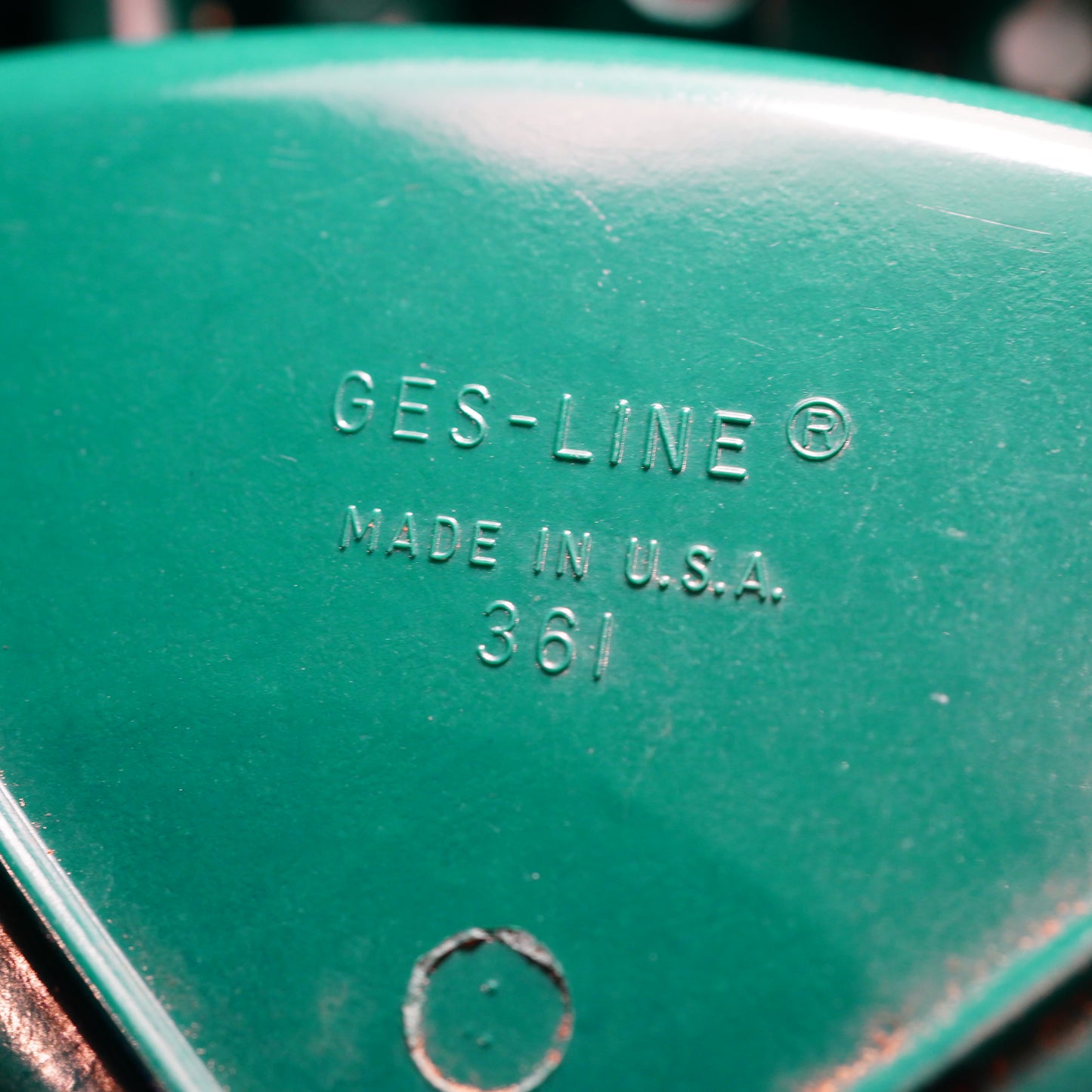 1950～60's GES-LINE メラミンアッシュトレイ グリーン