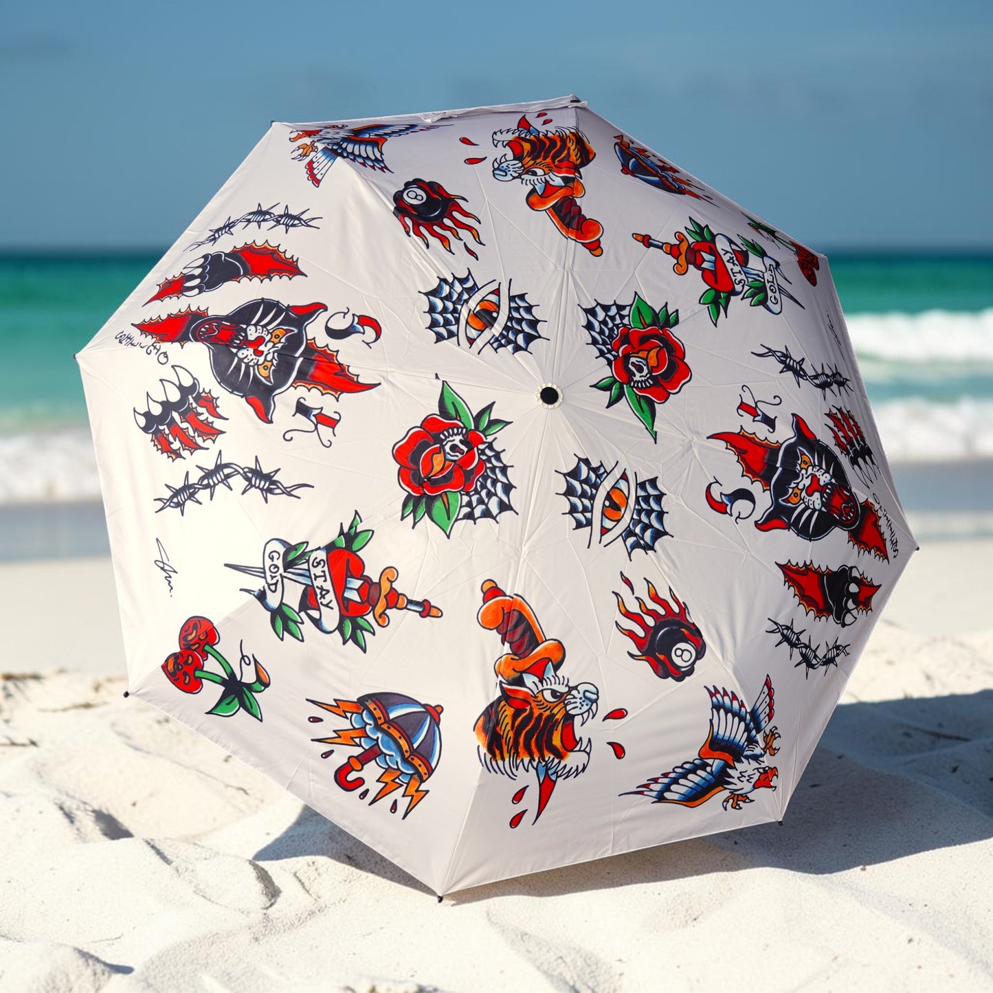 SK OLDIES Folding Umbrella "Panther Flash"