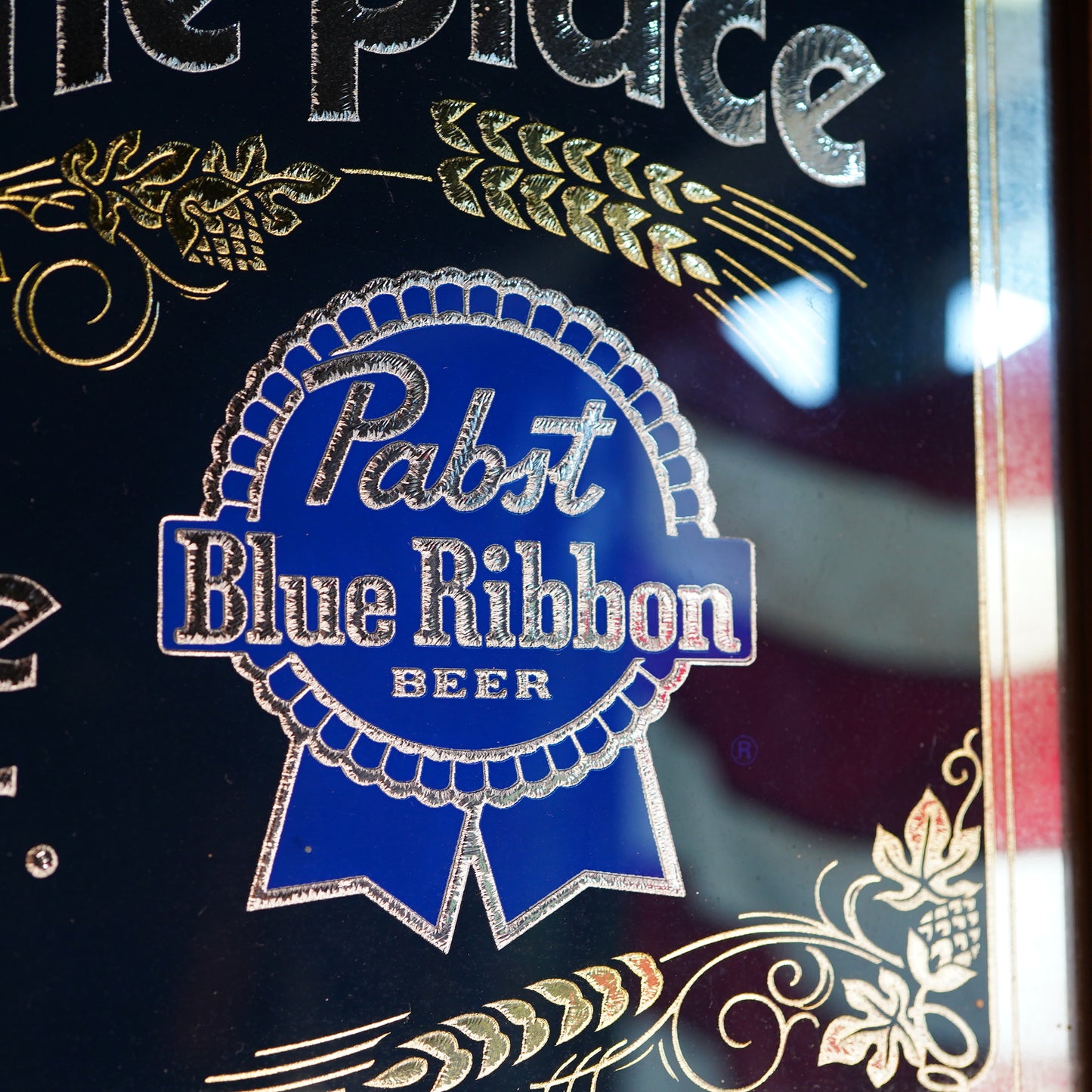 1980's Pabst Blue Ribbon パブミラー