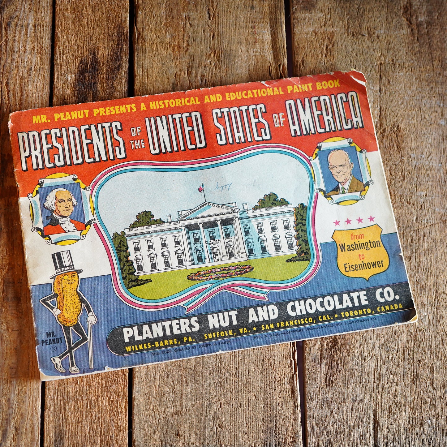 1950's Mr.Peanut 「Presidents of the United States of America」