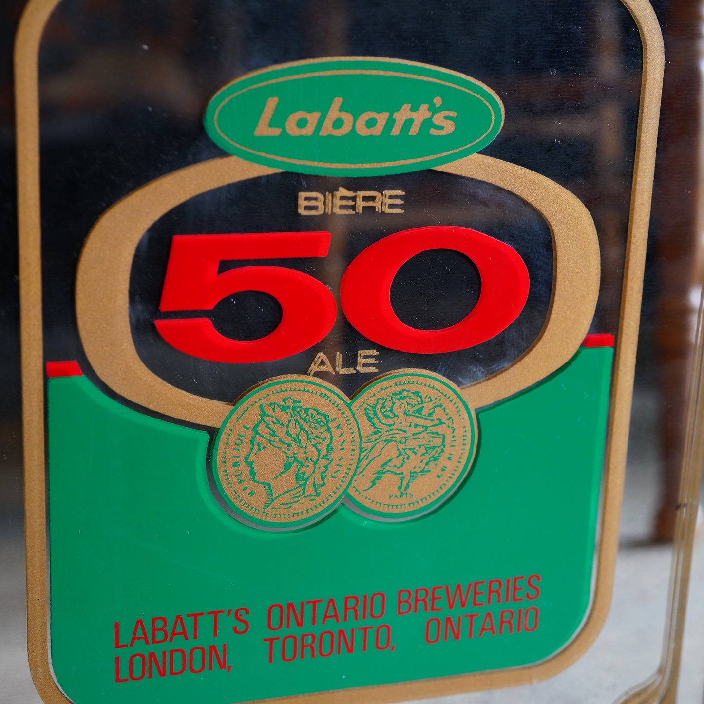 1980～90's Labatt's パブミラー