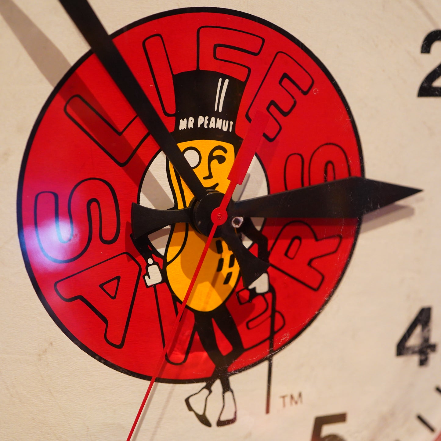 1990's Mr.Peanut Wall Clock 掛け時計