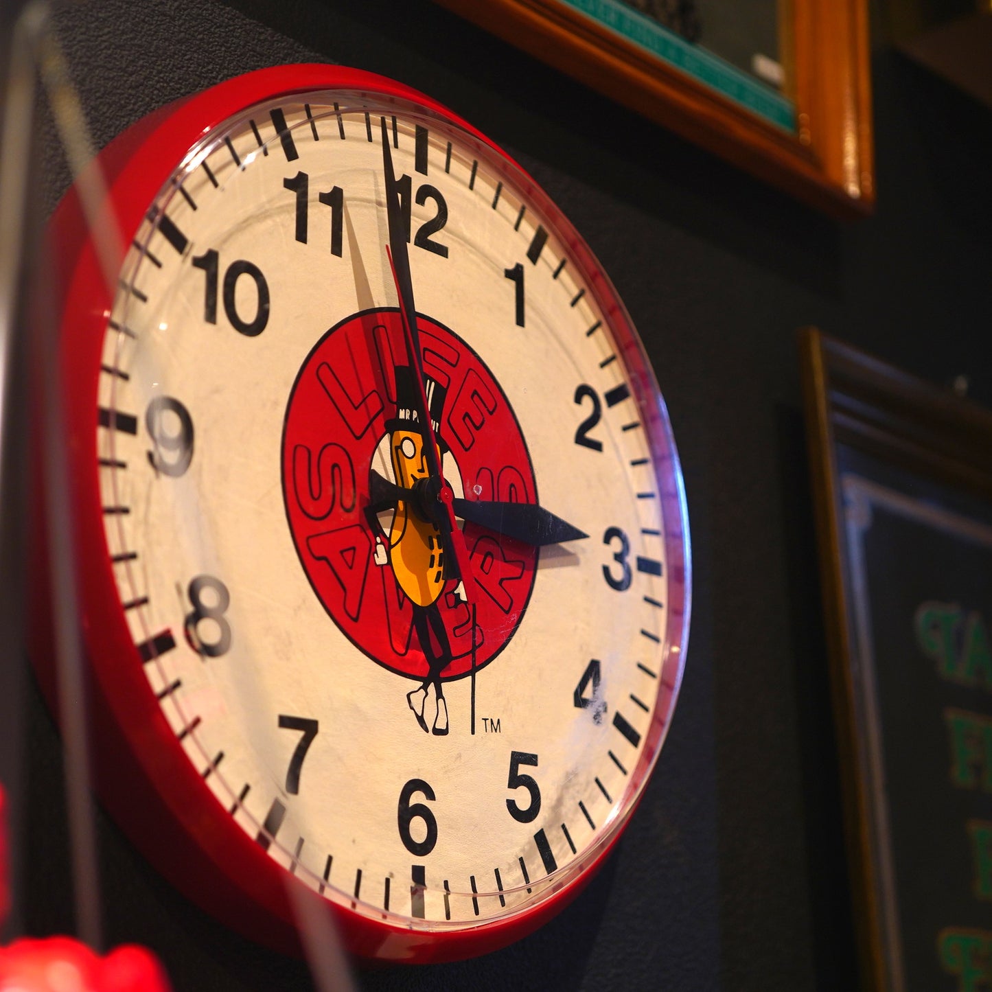 1990's Mr.Peanut Wall Clock 掛け時計