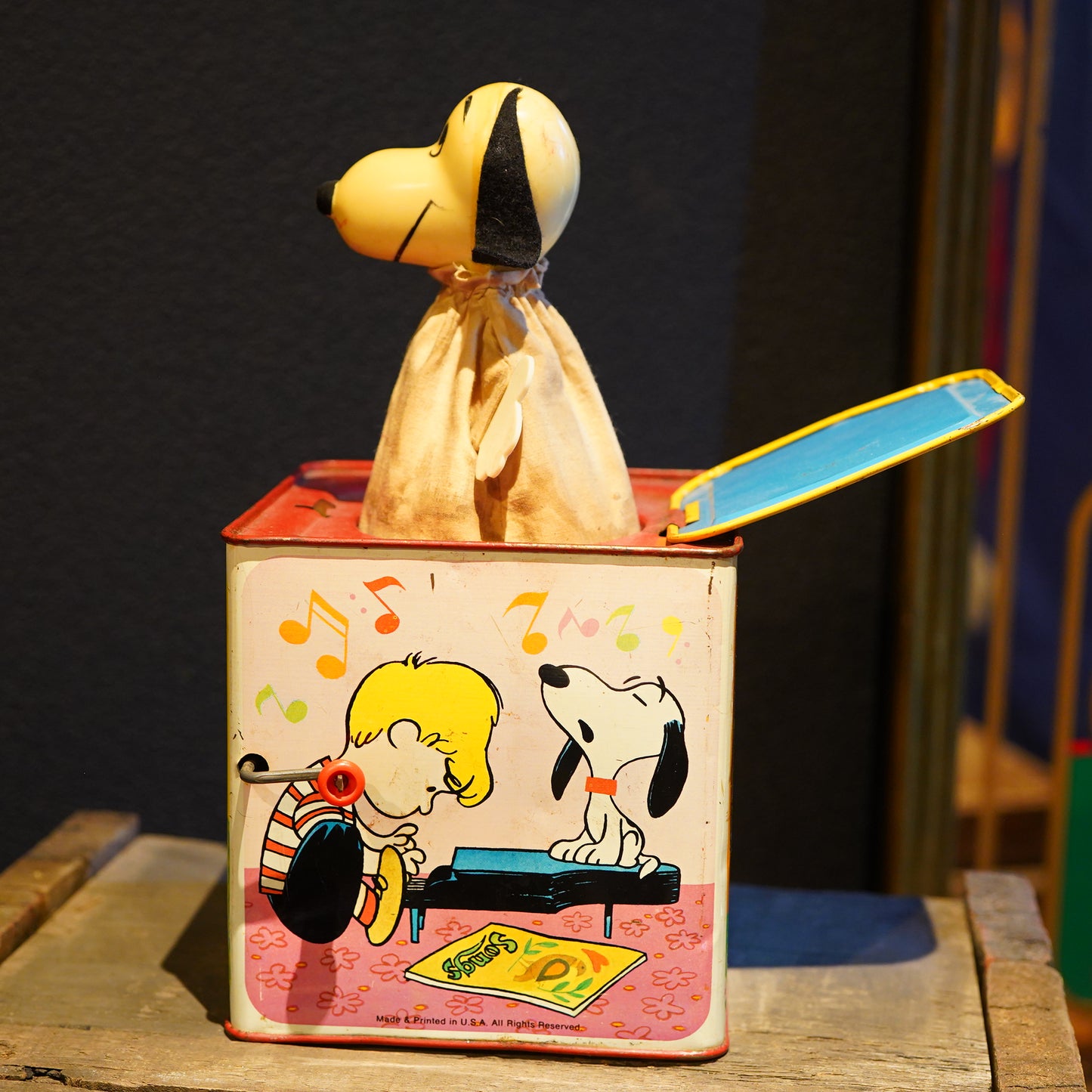 1960's Snoopy MATTEL社 Snoopy in the music box