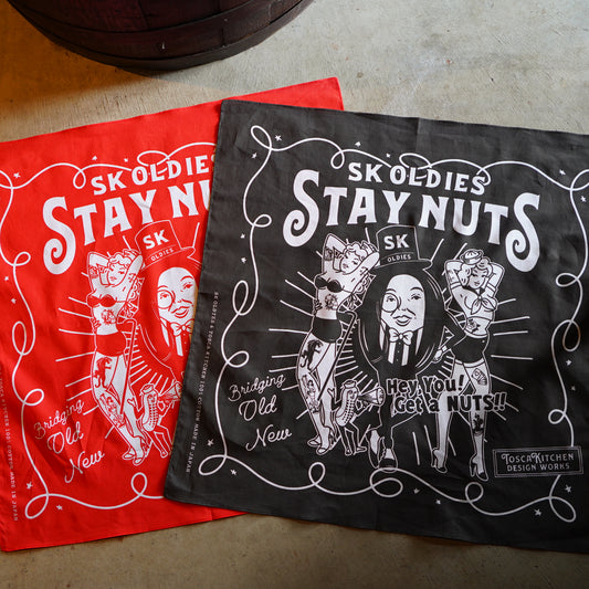 SK OLDIES "STAY NUTS" BANDANA