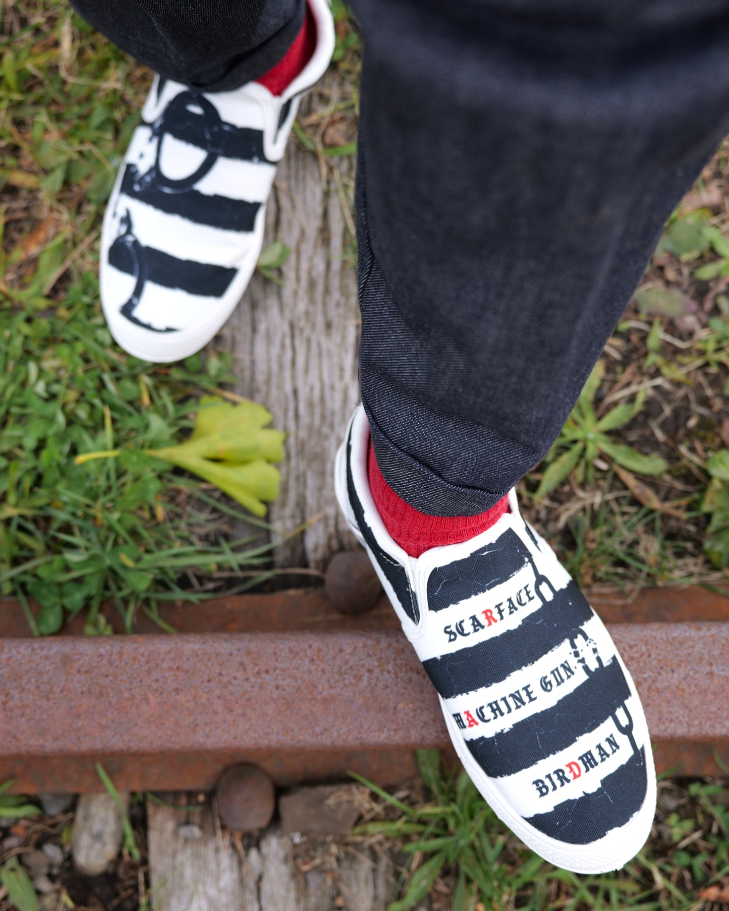 【限定13足】&UNION GENERAL STORE × SK OLDIES "THE ALCATRAZ" SLIP-ON