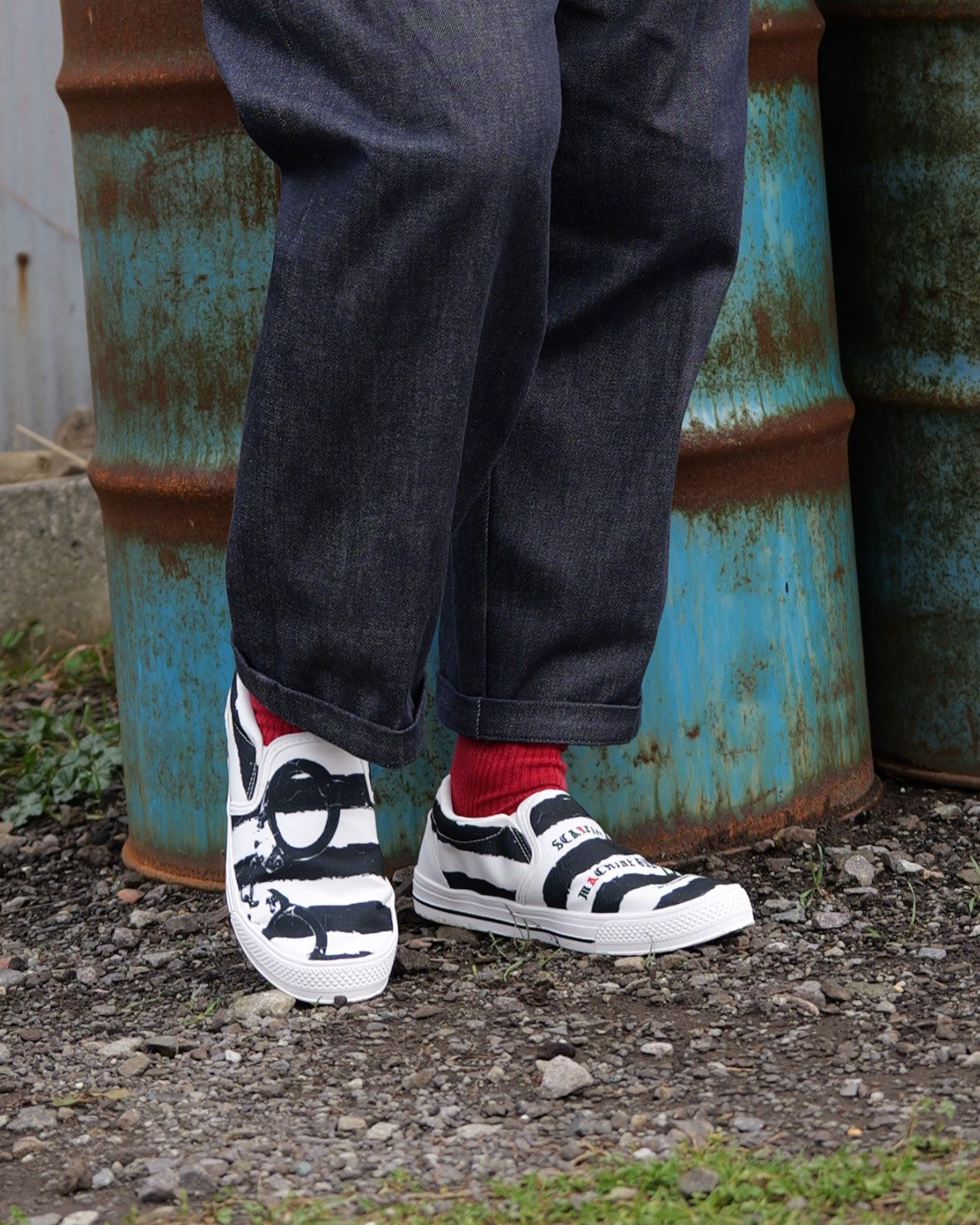 【限定13足】&UNION GENERAL STORE × SK OLDIES "THE ALCATRAZ" SLIP-ON