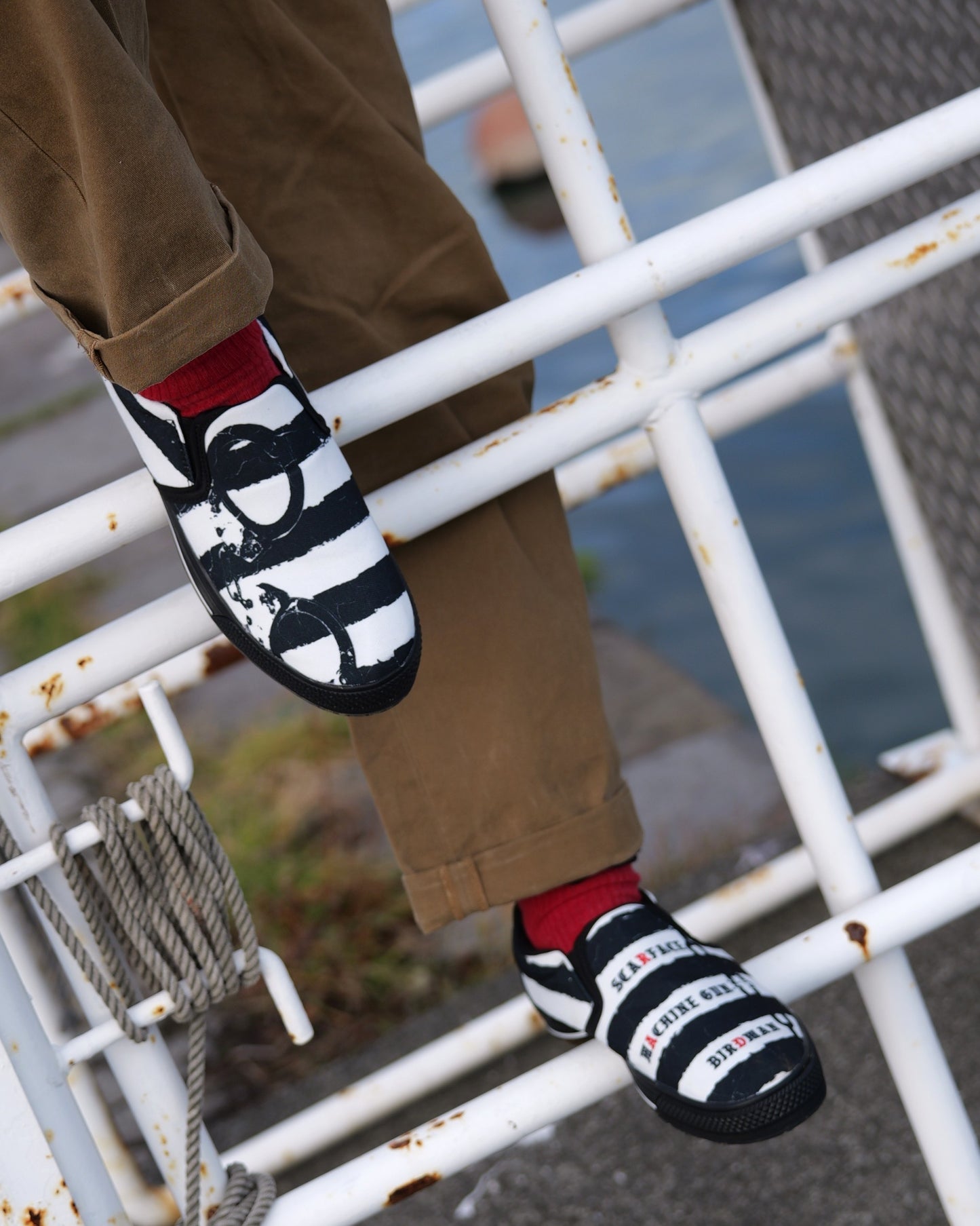 【限定13足】&UNION GENERAL STORE × SK OLDIES "THE ALCATRAZ" SLIP-ON