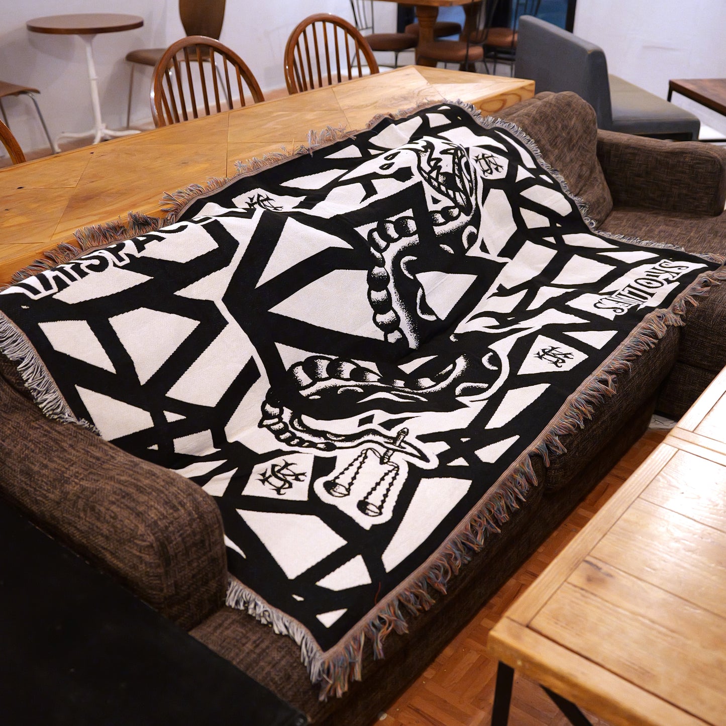 1/f SPACE × SK OLDIES "SERPENT WAVE RUG" マルチラグ