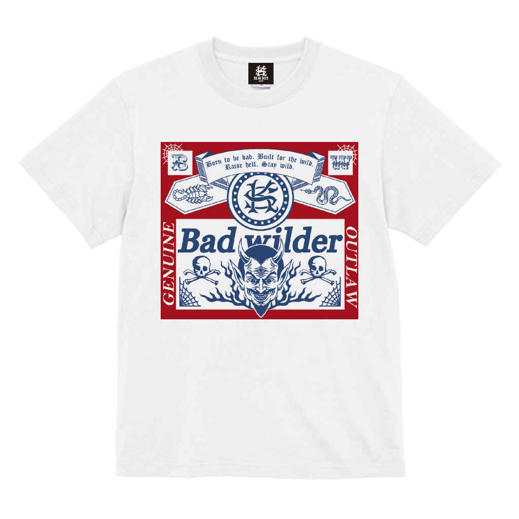 SK OLDIES Short sleeve tee "Bad wilder"