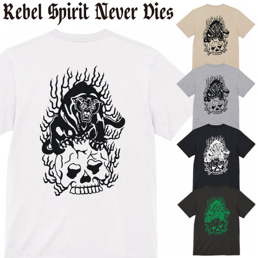 ※受注販売※ SK OLDIES Short sleeve tee "Rebel Spirit Never Dies"