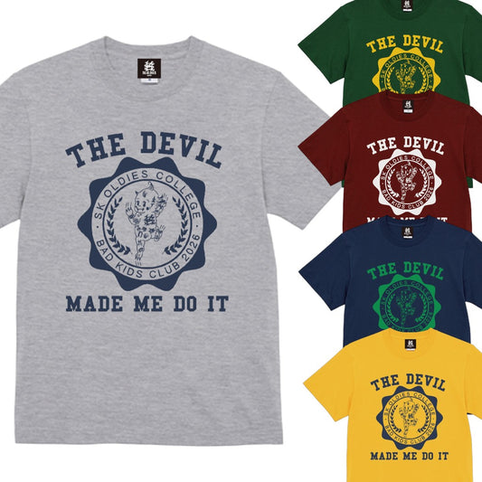 ※受注販売　SK OLDIES Short sleeve tee "The Devil Made Me Do It"