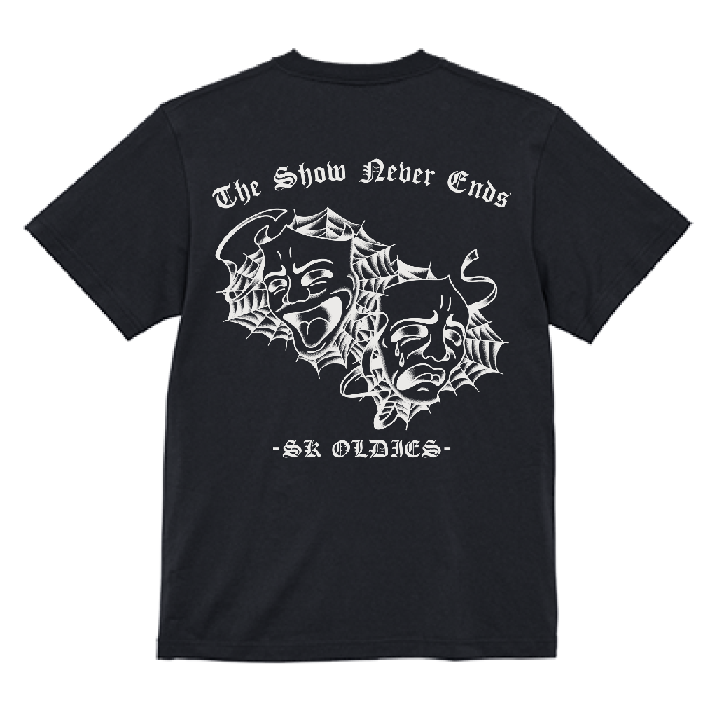 SK OLDIES Short sleeve tee "The Show Never Ends"