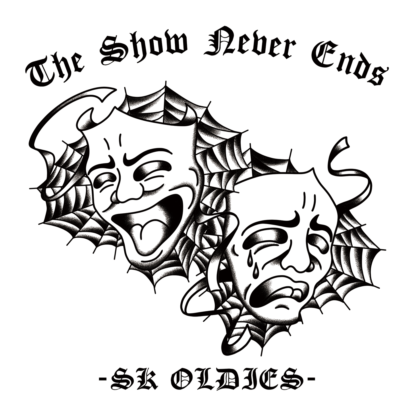 SK OLDIES Short sleeve tee "The Show Never Ends"