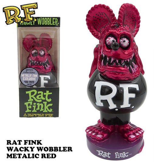RAT FINK Wacky Wobbler メタリックレッド