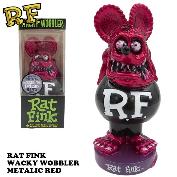 RAT FINK Wacky Wobbler メタリックレッド – SK OLDIES