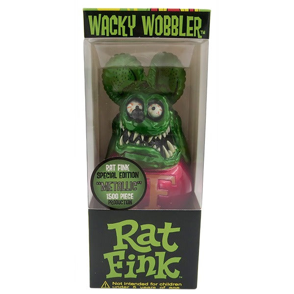 RAT FINK Wacky Wobbler メタリックグリーン