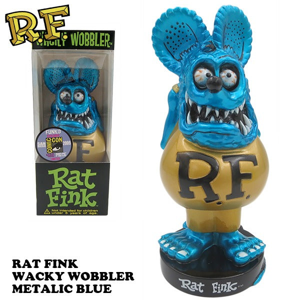 RAT FINK Wacky Wobbler メタリックブルー