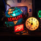1976年製 SCHLITZ クロックライトサイン