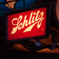 1976年製 SCHLITZ クロックライトサイン