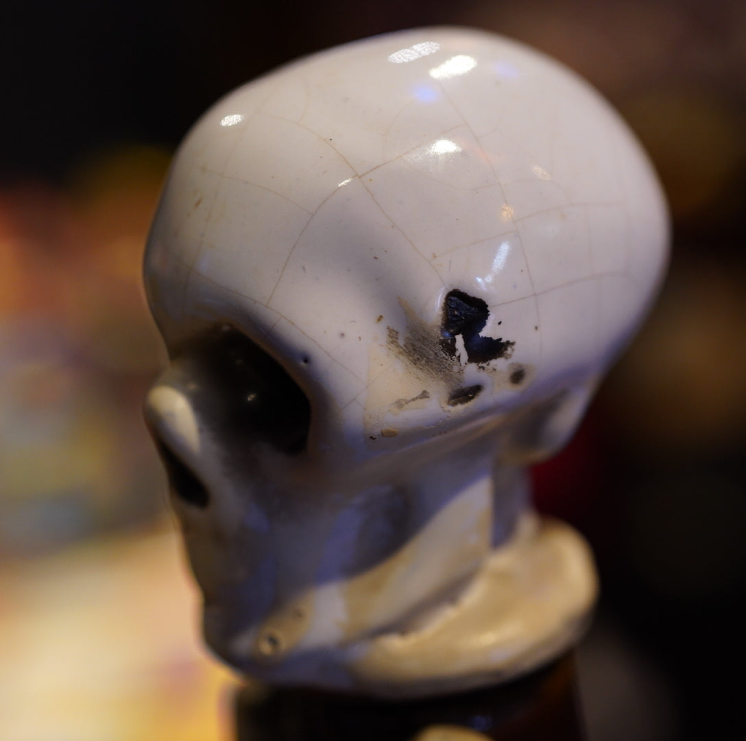 1950's SKULL Lay Off The Poison Jug