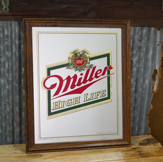 Miller HIGH LIFE　パブミラー