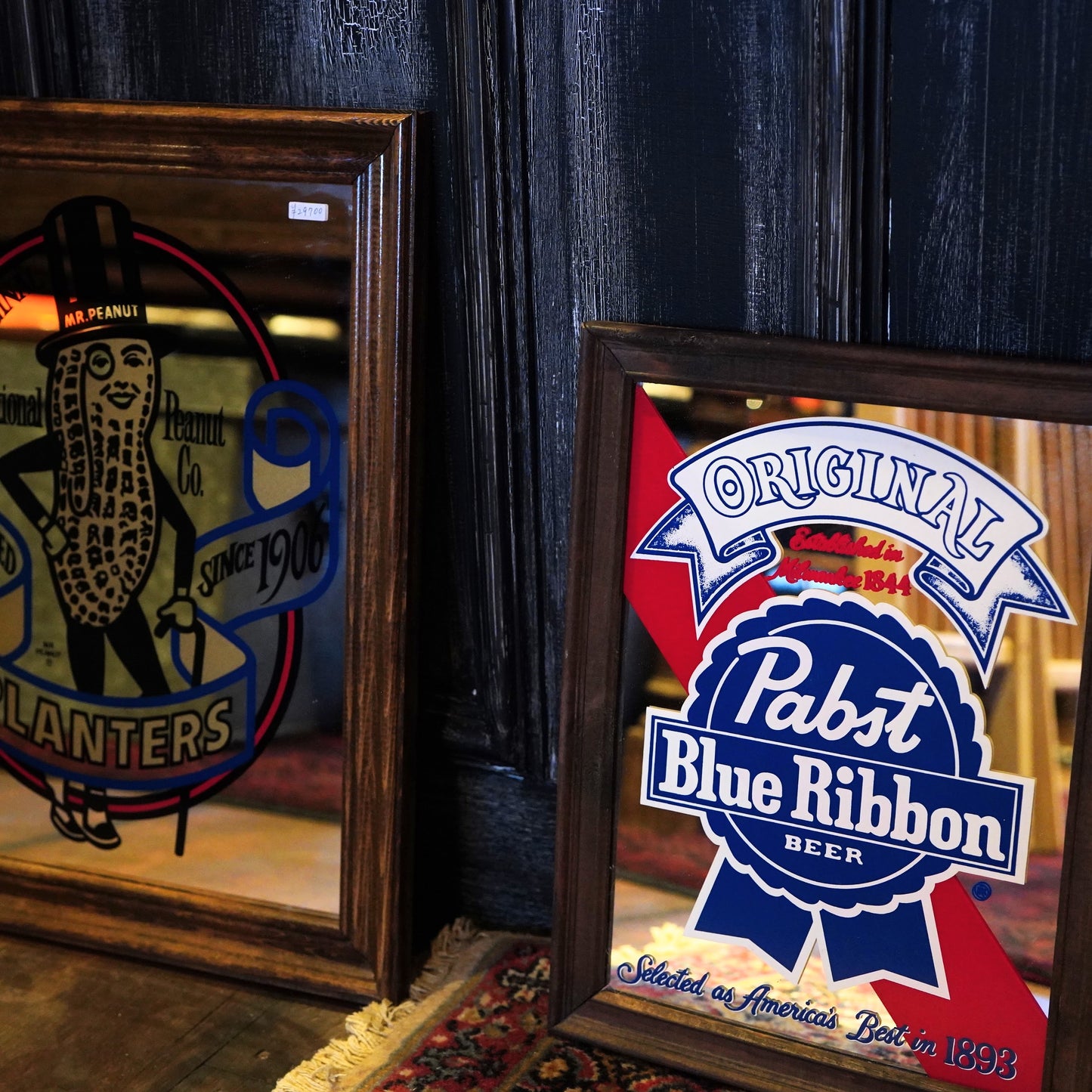 80's Pabst Blue Ribbon パブミラー