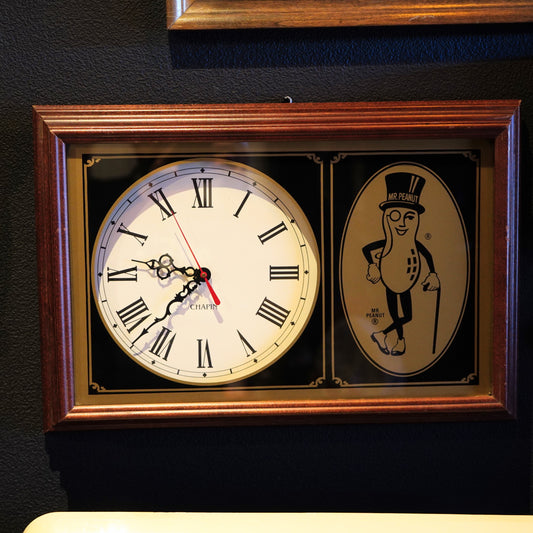 1990's Mr.Peanut Wall Clock 掛け時計