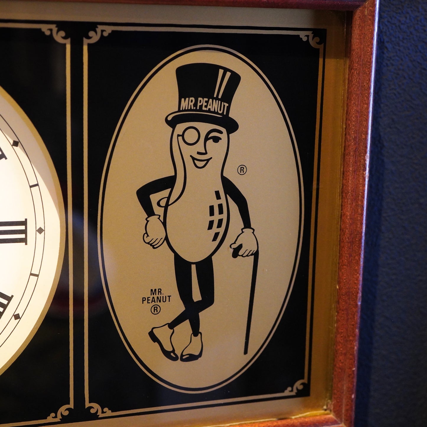 1990's Mr.Peanut Wall Clock 掛け時計