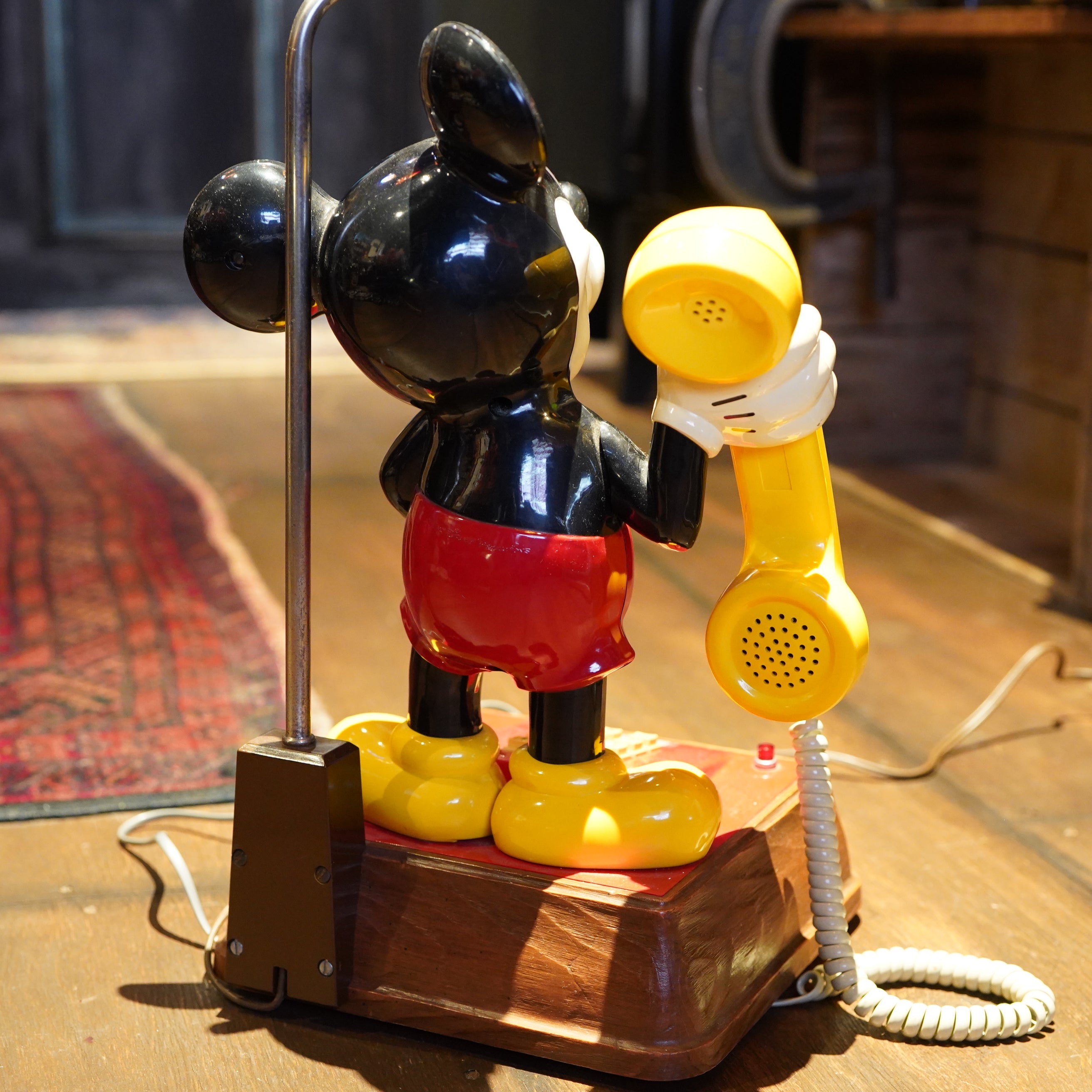 1970年ビンテージミッキーマウス電話機-