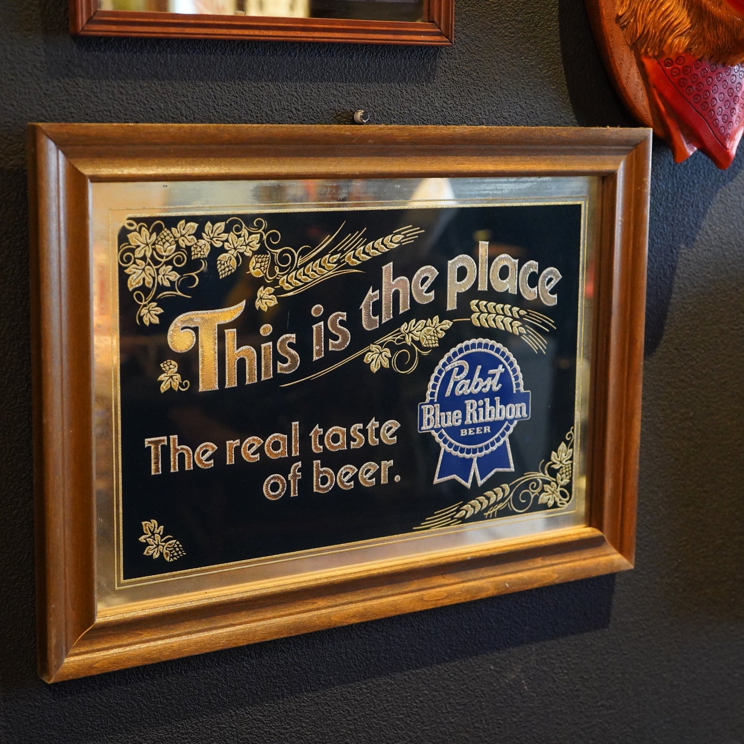 1984年製 Pabst Blue Ribbon パブミラー