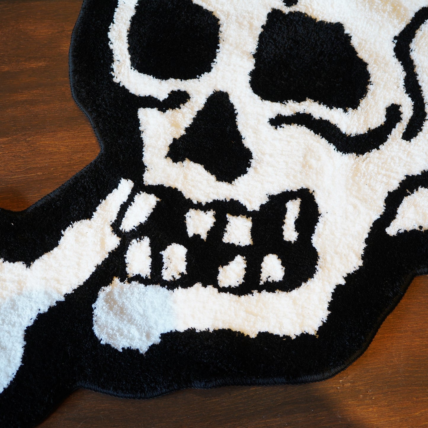 【送料無料】ZOO RUG ラグマット SKULL