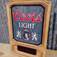 80's Coors Light クロックライトサイン