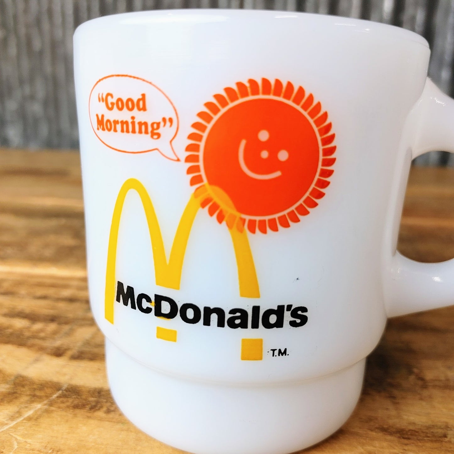 Fire King McDonald's マグカップ Good Morning