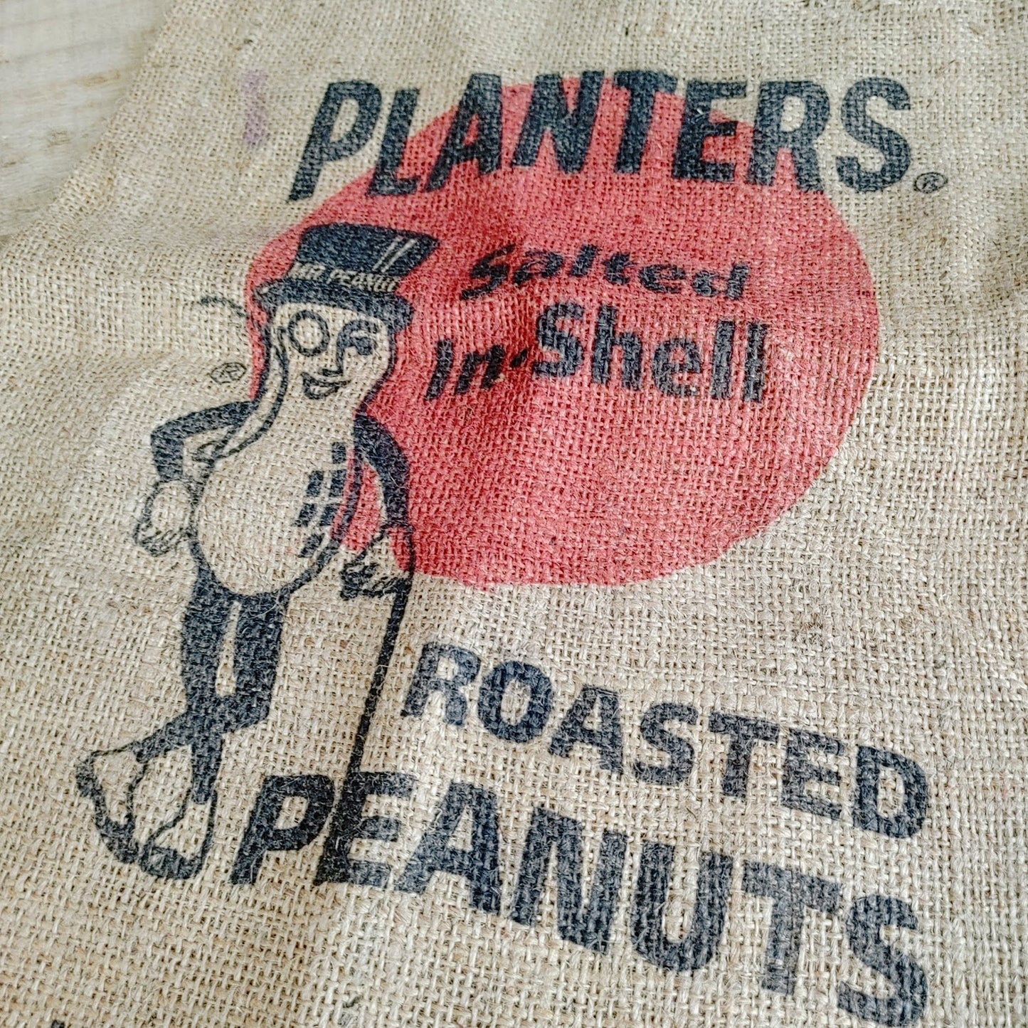 50's～60's MR.PEANUT 麻袋