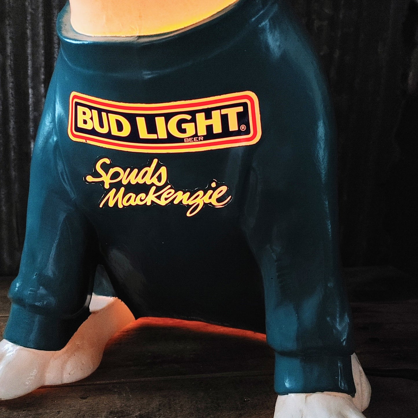 1987 Bud Light Spuds Mackenzie ランプ ライトサイン