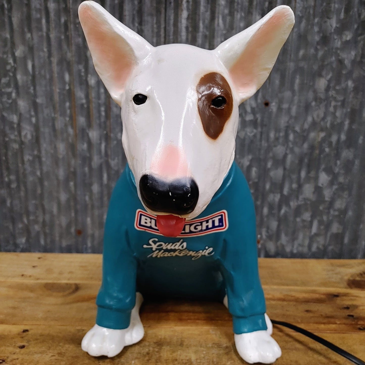 1987 Bud Light Spuds Mackenzie ランプ ライトサイン