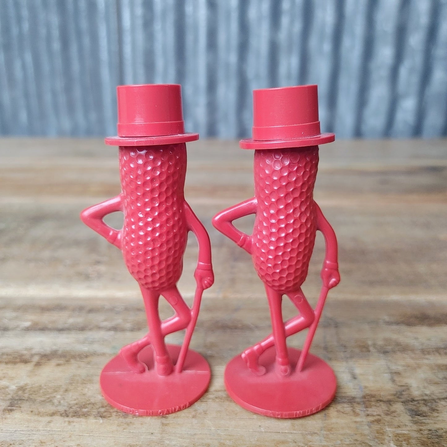 50～60's Mr.Peanut Salt & Pepper RED