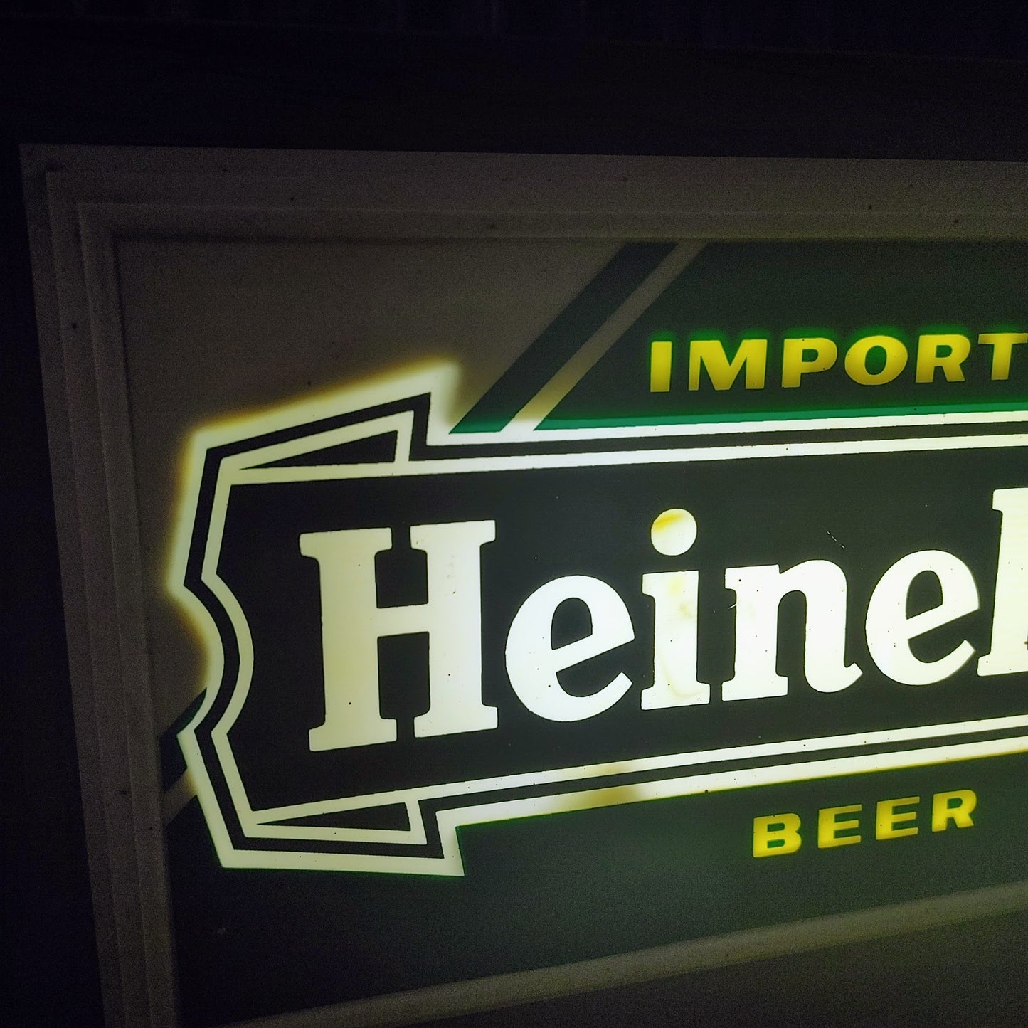 HEINEKEN IMPORTED BEER ライトサイン