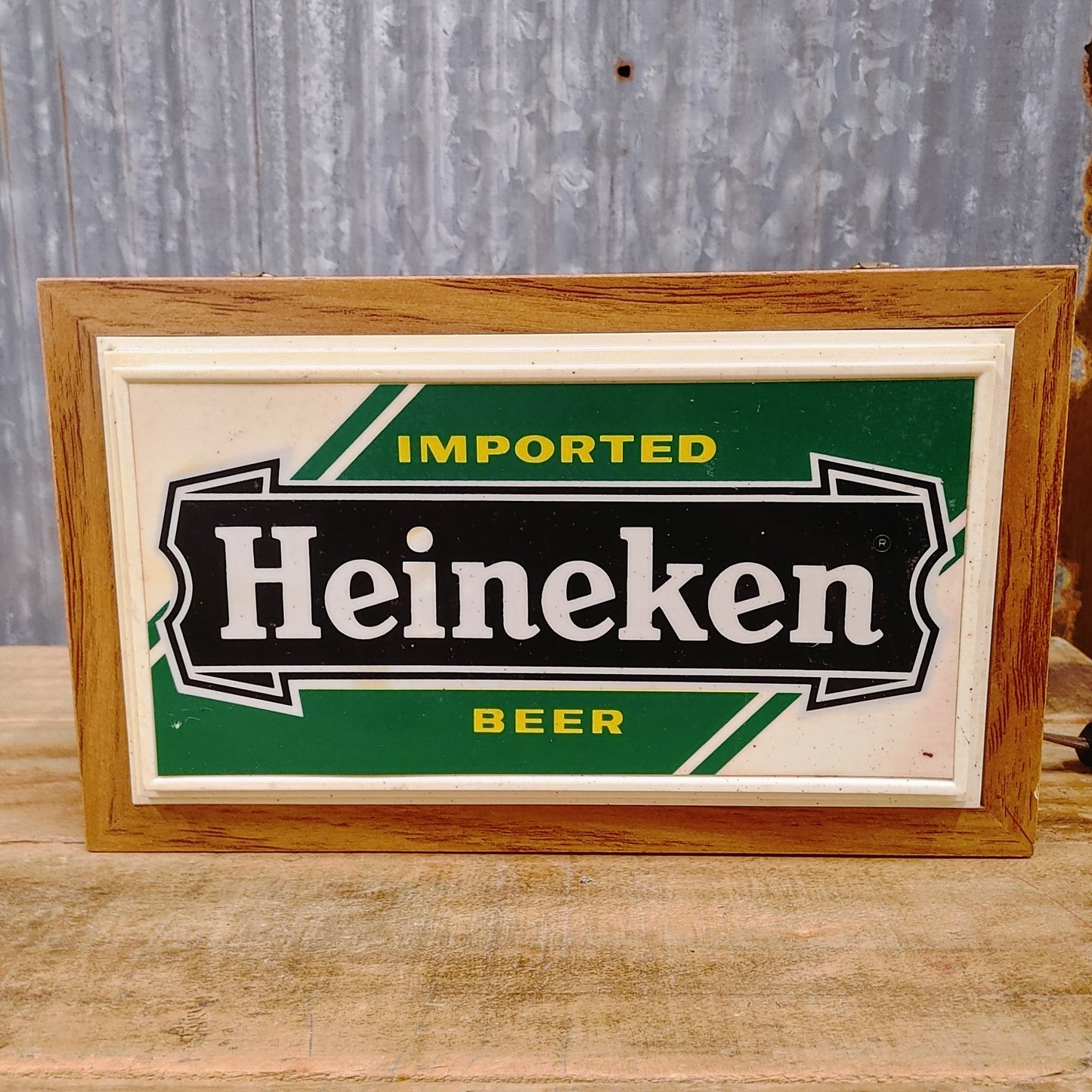 HEINEKEN IMPORTED BEER ライトサイン