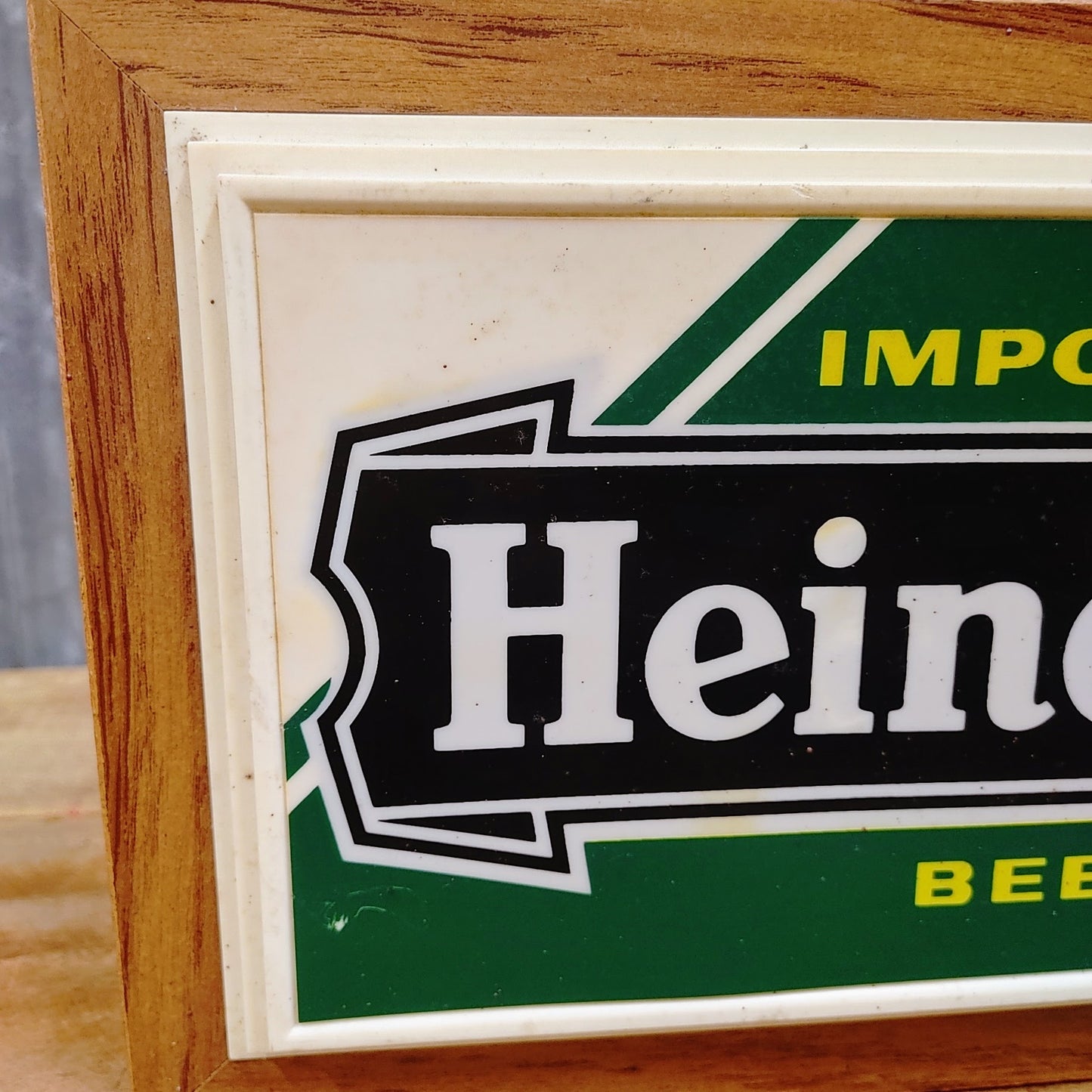 HEINEKEN IMPORTED BEER ライトサイン