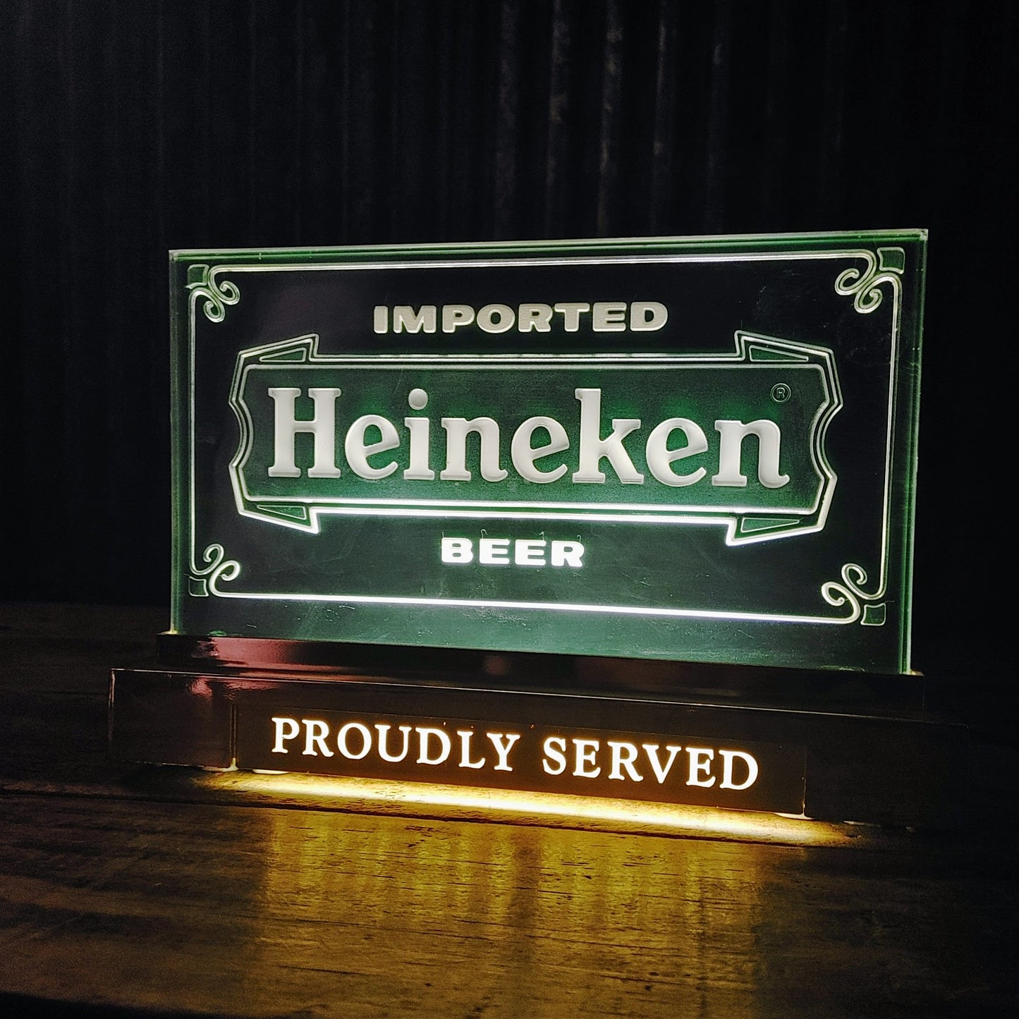 Vintage Heineken Register Sign ライトサイン