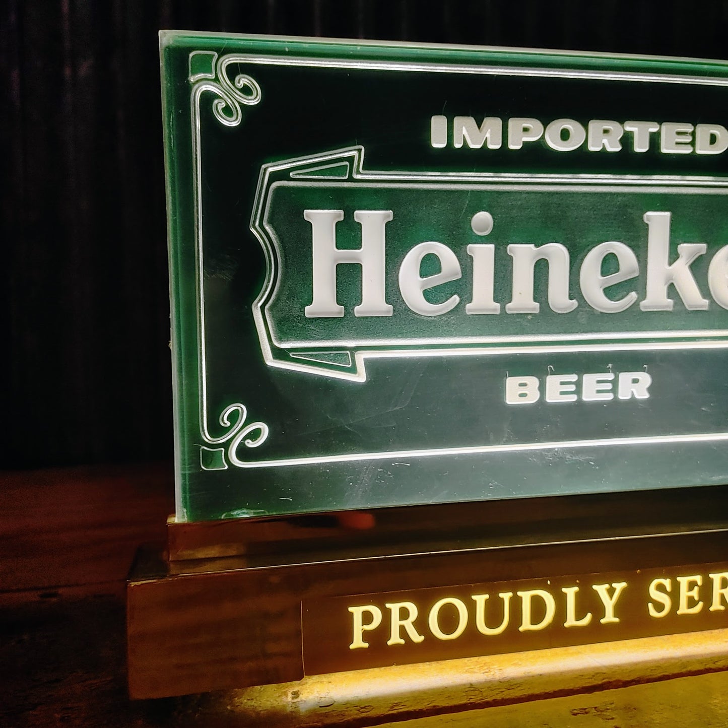 Vintage Heineken Register Sign ライトサイン