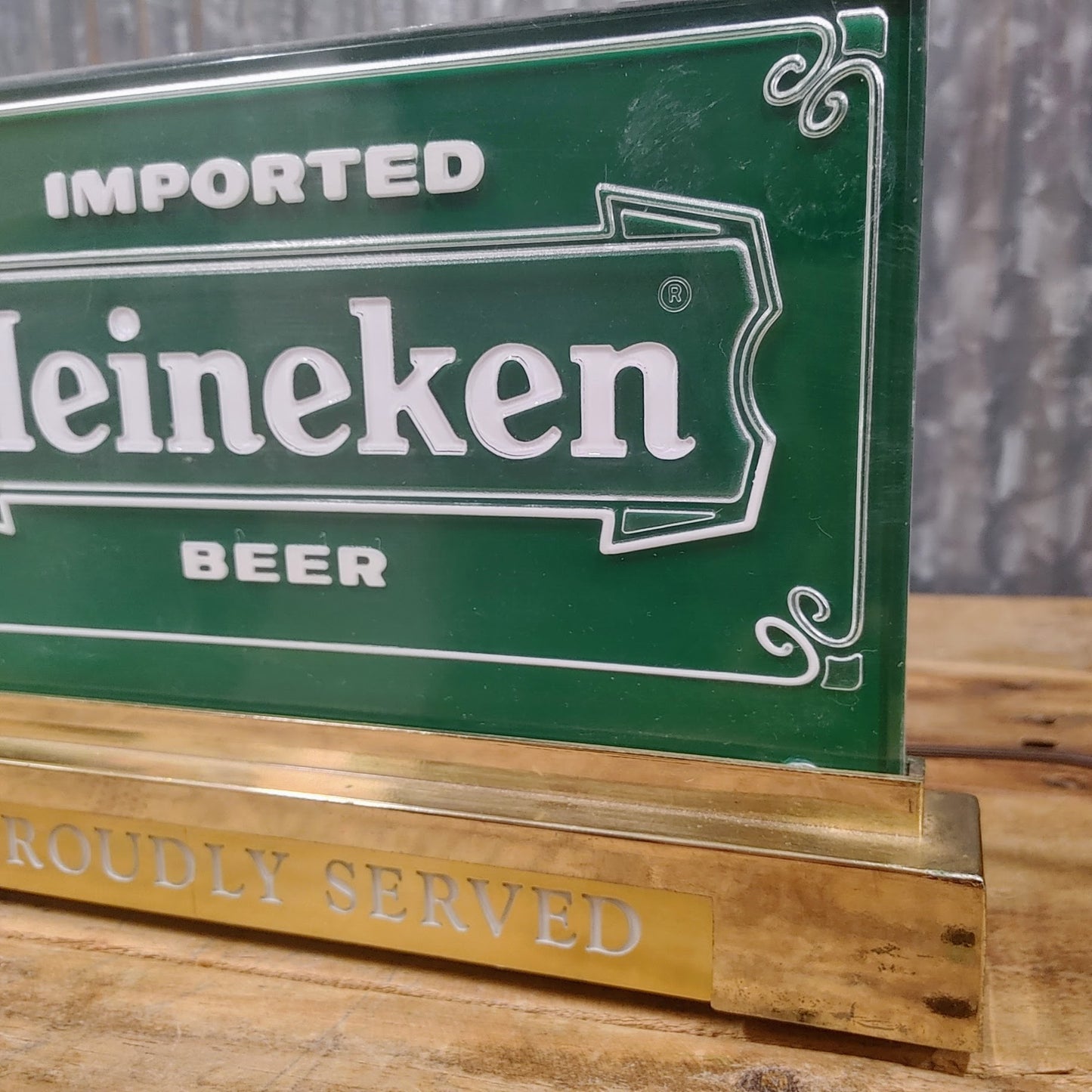 Vintage Heineken Register Sign ライトサイン