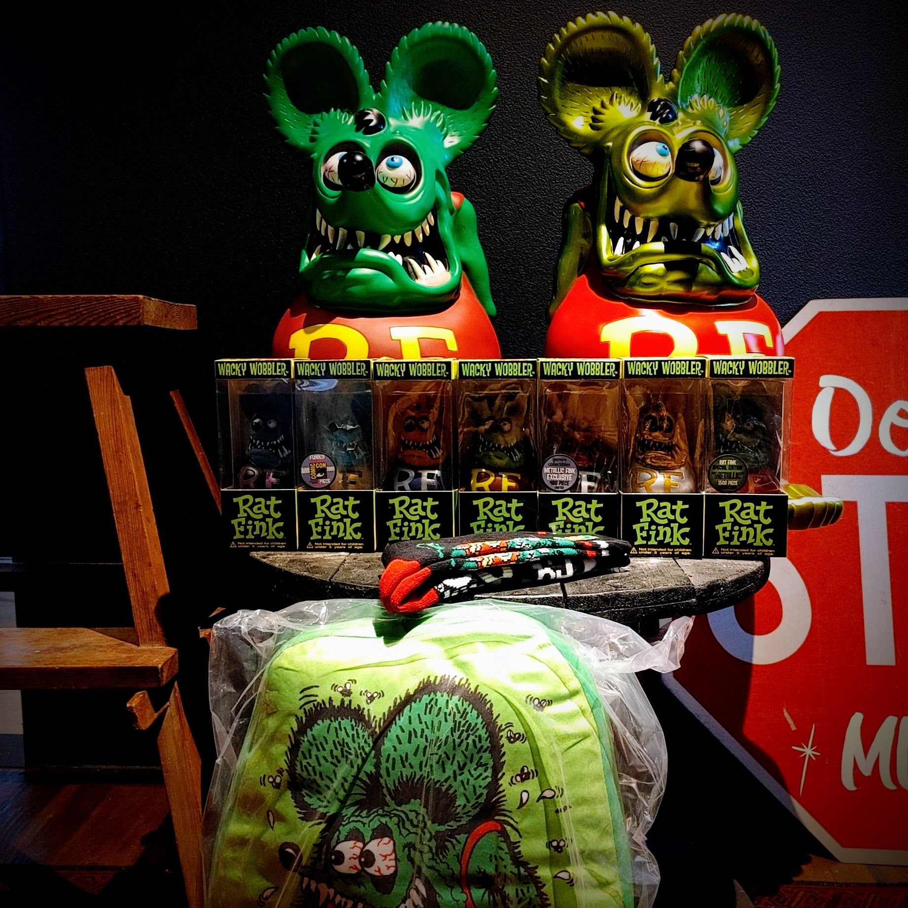 RAT FINK ジャンボコインバンク メタリックグリーン