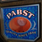 1970's Pabst Blue Ribbon 振り子時計 ライトサイン