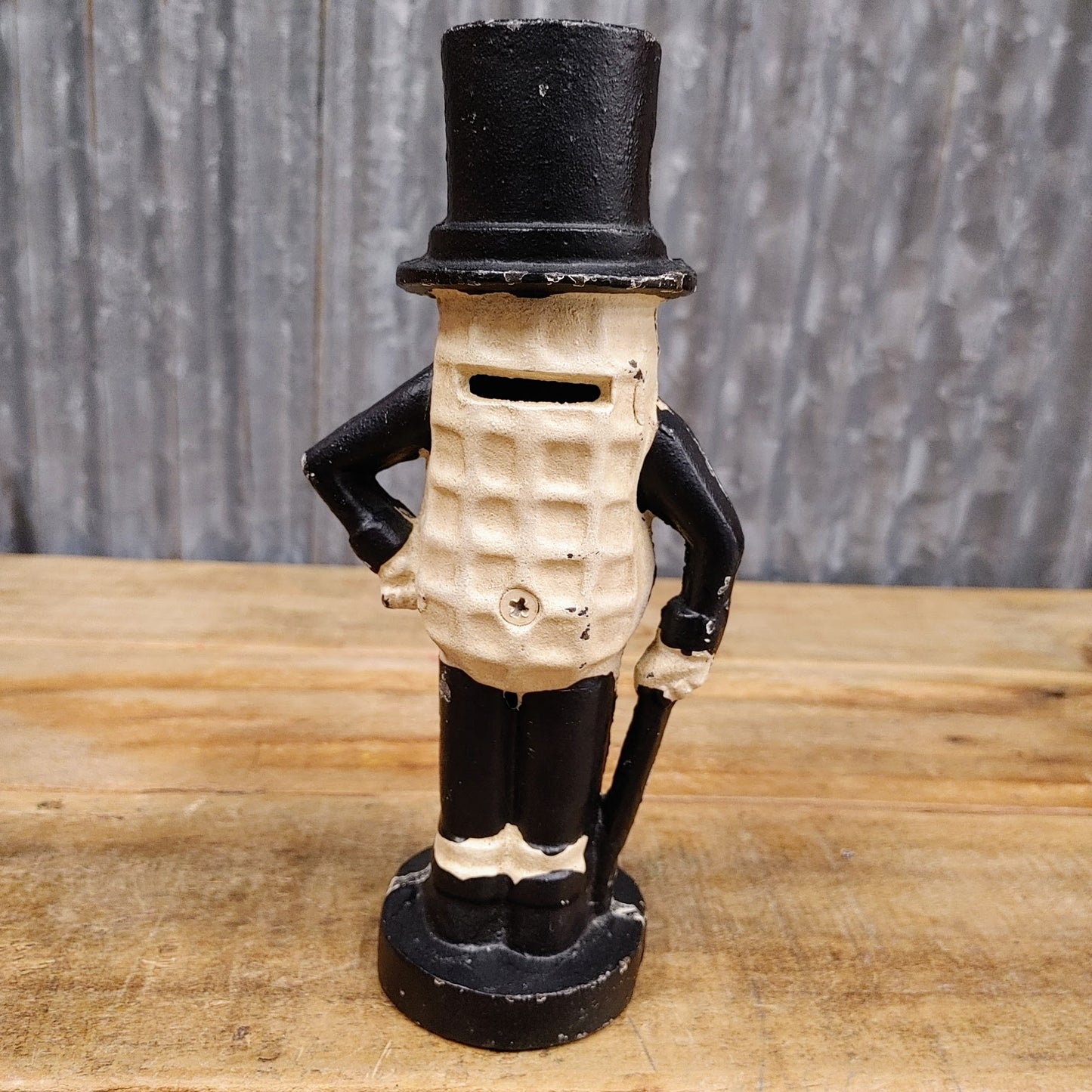 1980's Mr.Peanut アイアンコインバンク