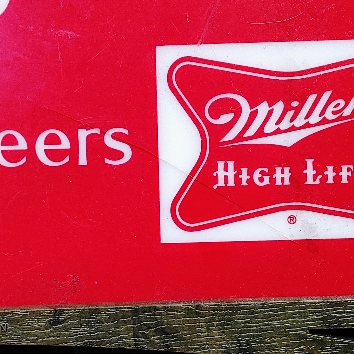 MILLER HIGH LIFE ライトサイン