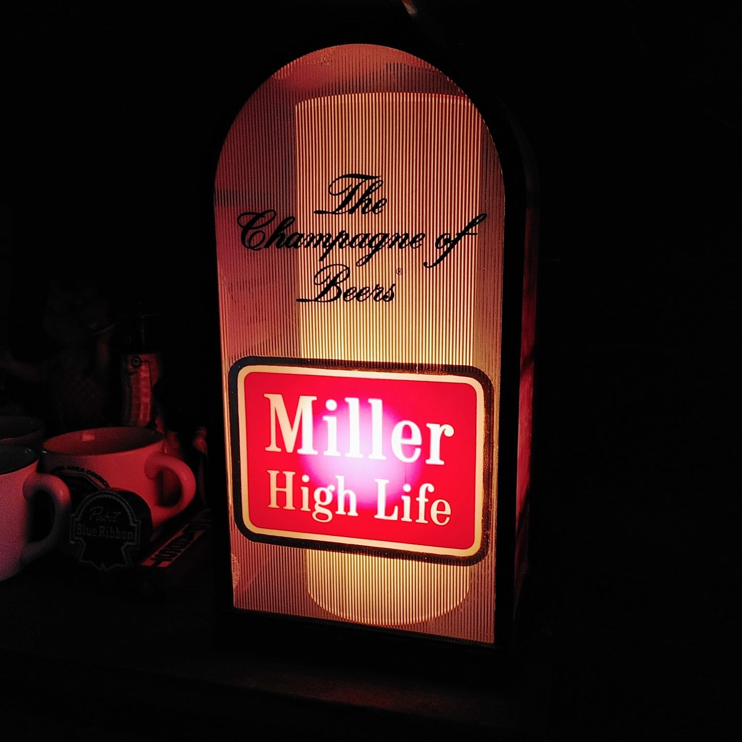 MILLER HIGH LIFE BEER ライトサイン