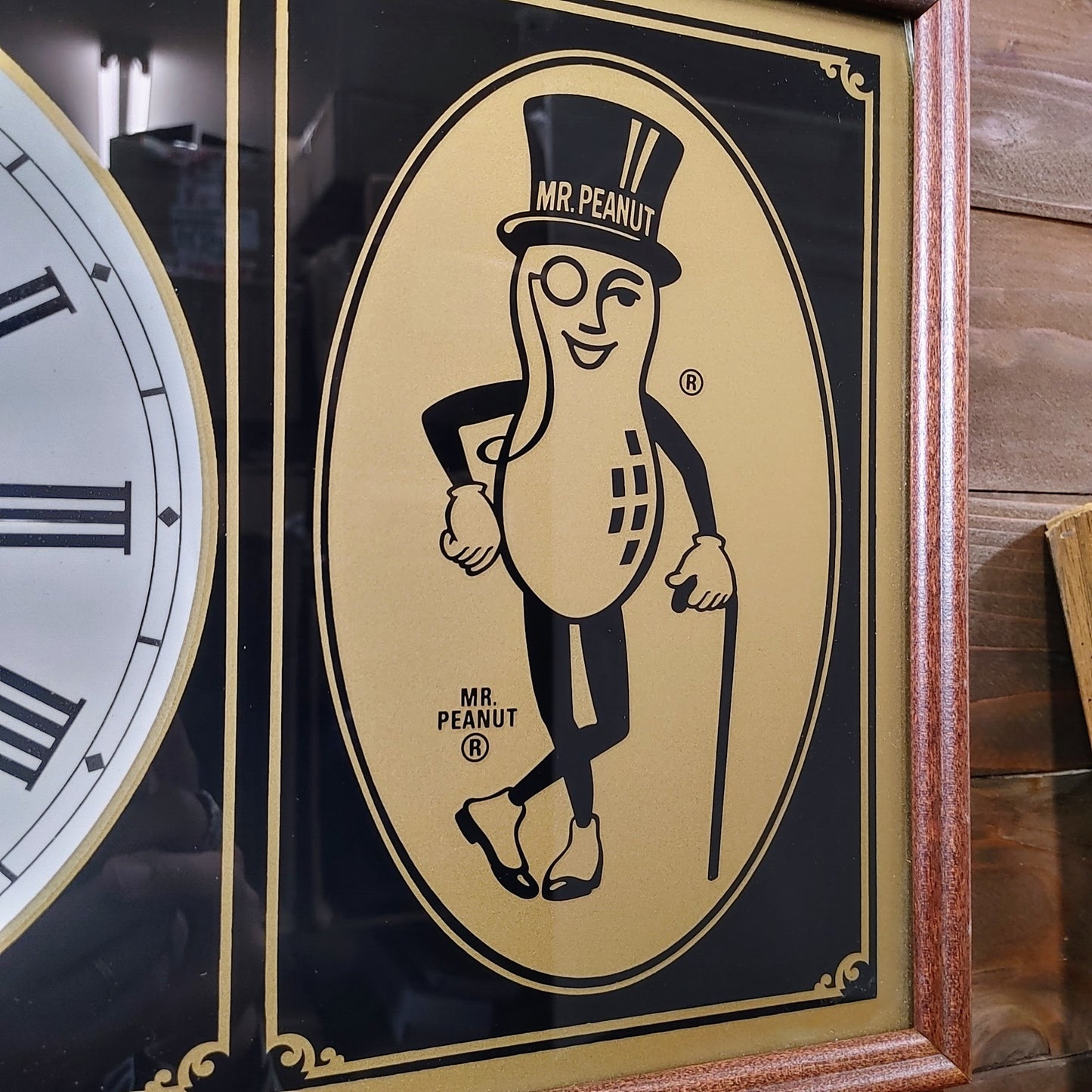 1990's Mr.Peanut Wall Clock 掛け時計